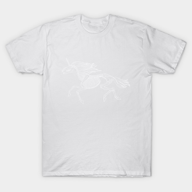 Unicorn Skeleton T-Shirt-TOZ